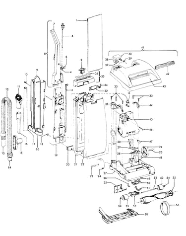 Mainbody, handle, outerbag