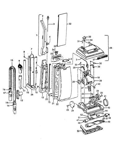 Mainbody, handle, outerbag