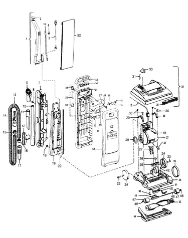 Mainbody, handle, outerbag
