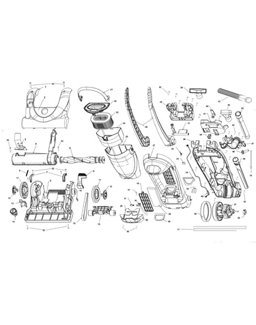 Motor, handle, hose, mainbody