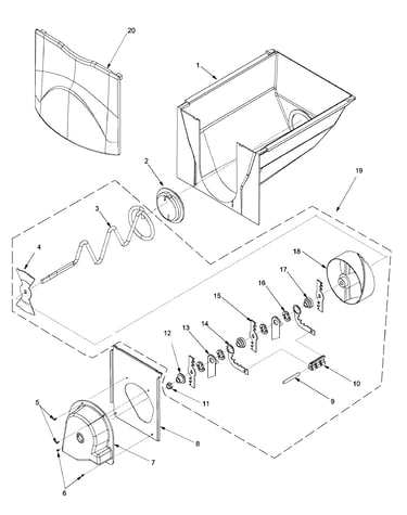 Ice bucket assy