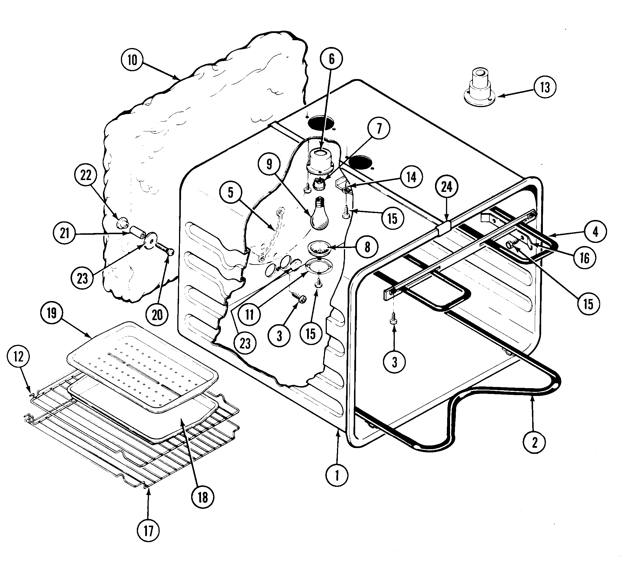 Oven liner