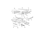 Magic Chef RB21KN-4AT-CL71A chest of drawers diagram