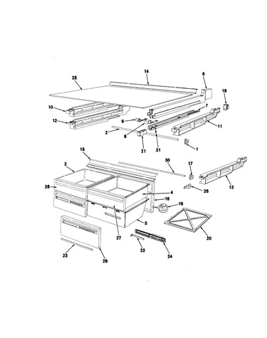 Chest of drawers