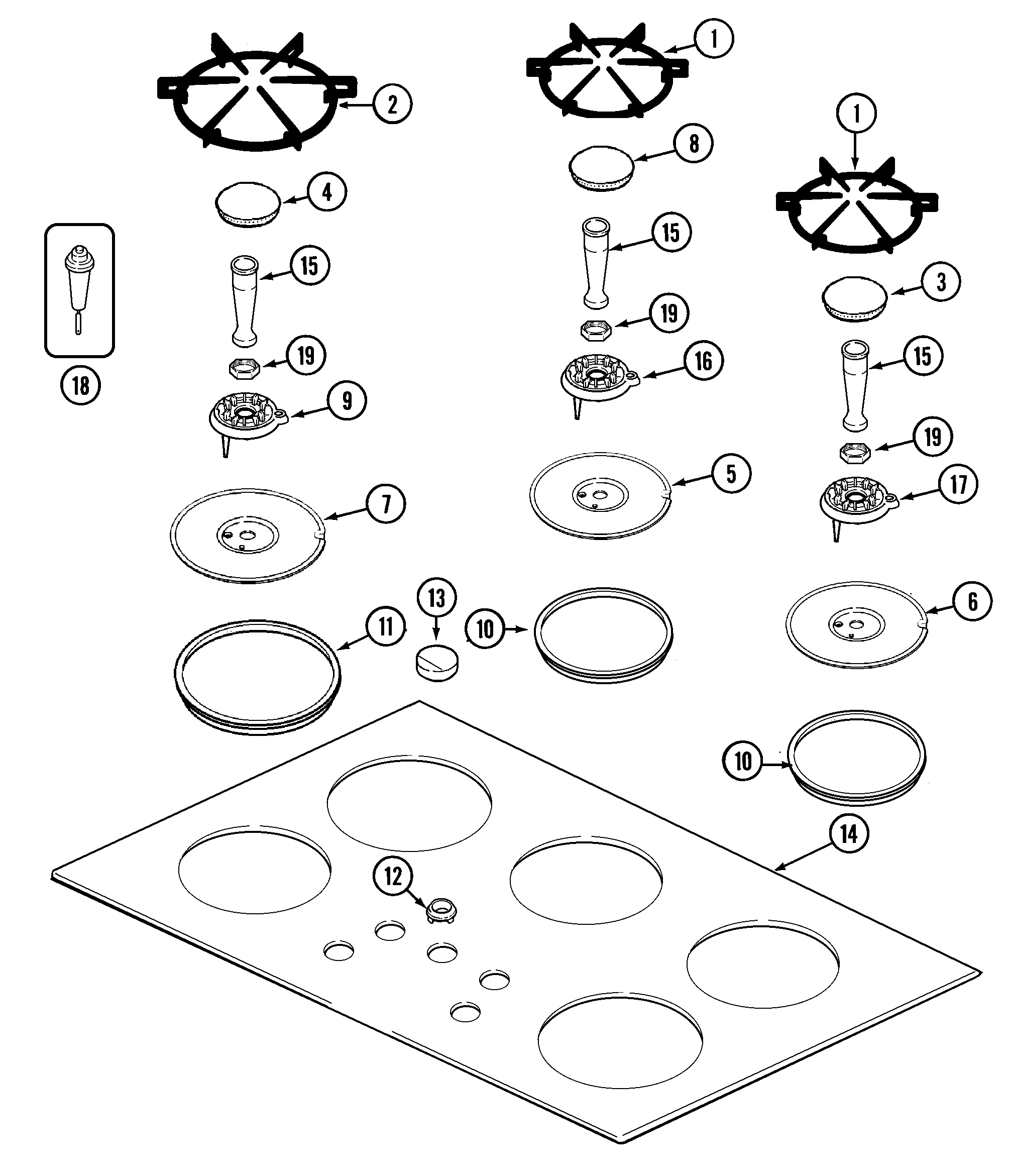 Top assembly
