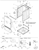 Base, cabinet, front and special tools