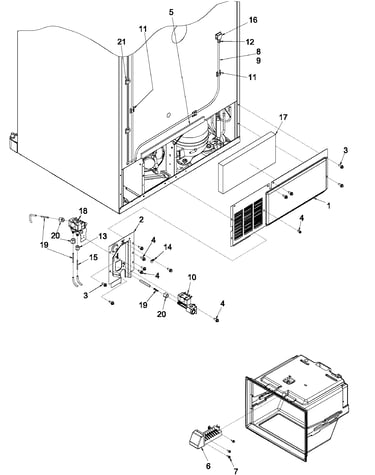 Cabinet back