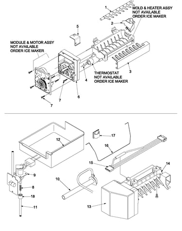 Optional ice maker kit ic11b p1328003w