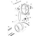 Maytag PYET344AZW tumbler (series 12) diagram