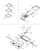 Refrigerator shelves