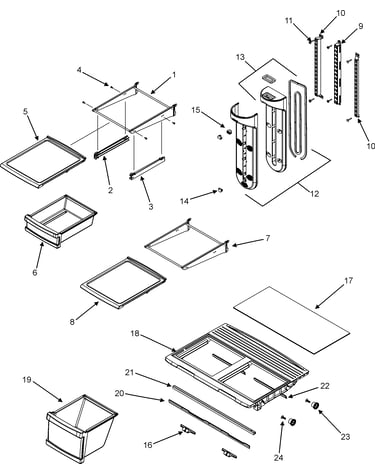 Shelves & accessories