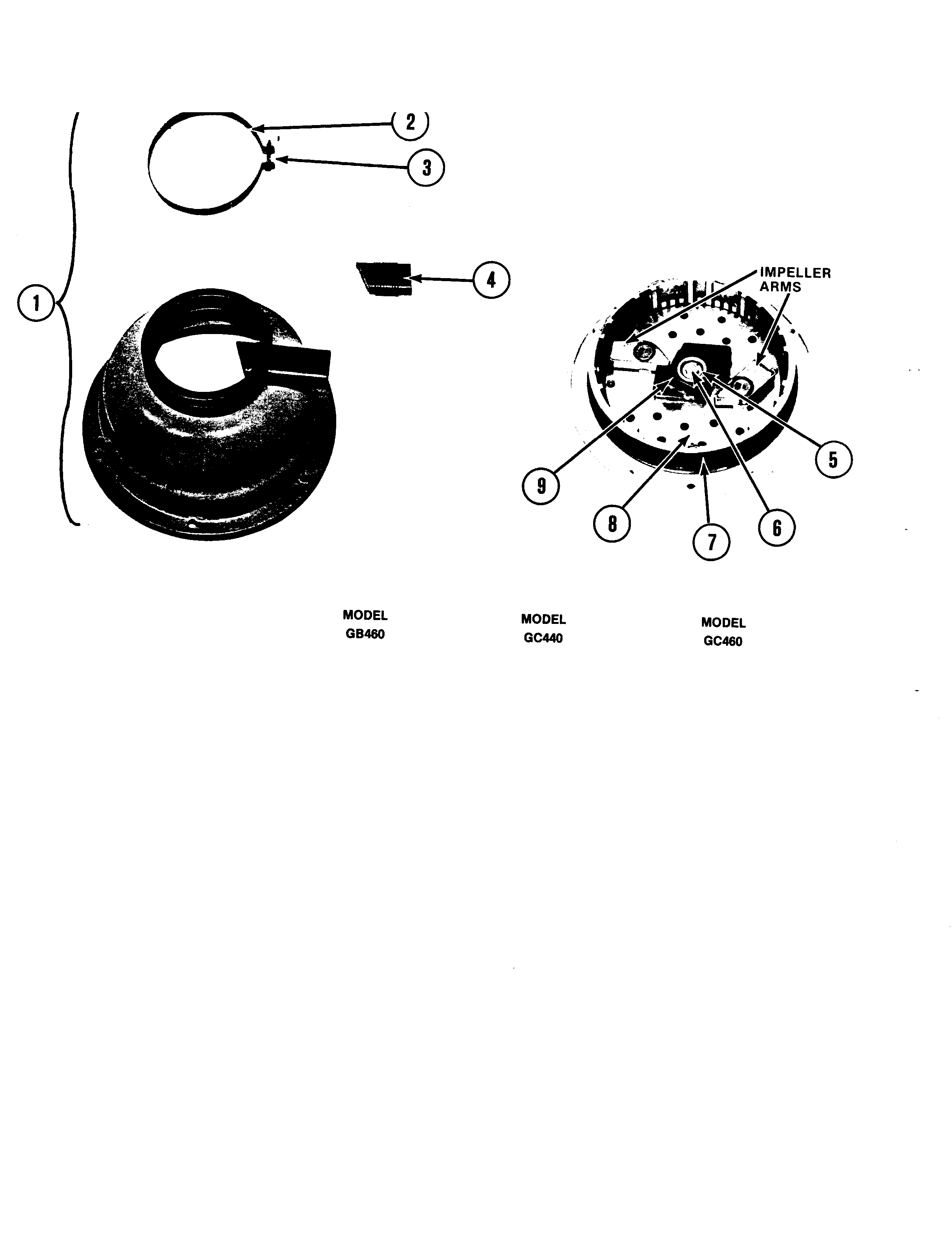 Upper housing/grinding chamber