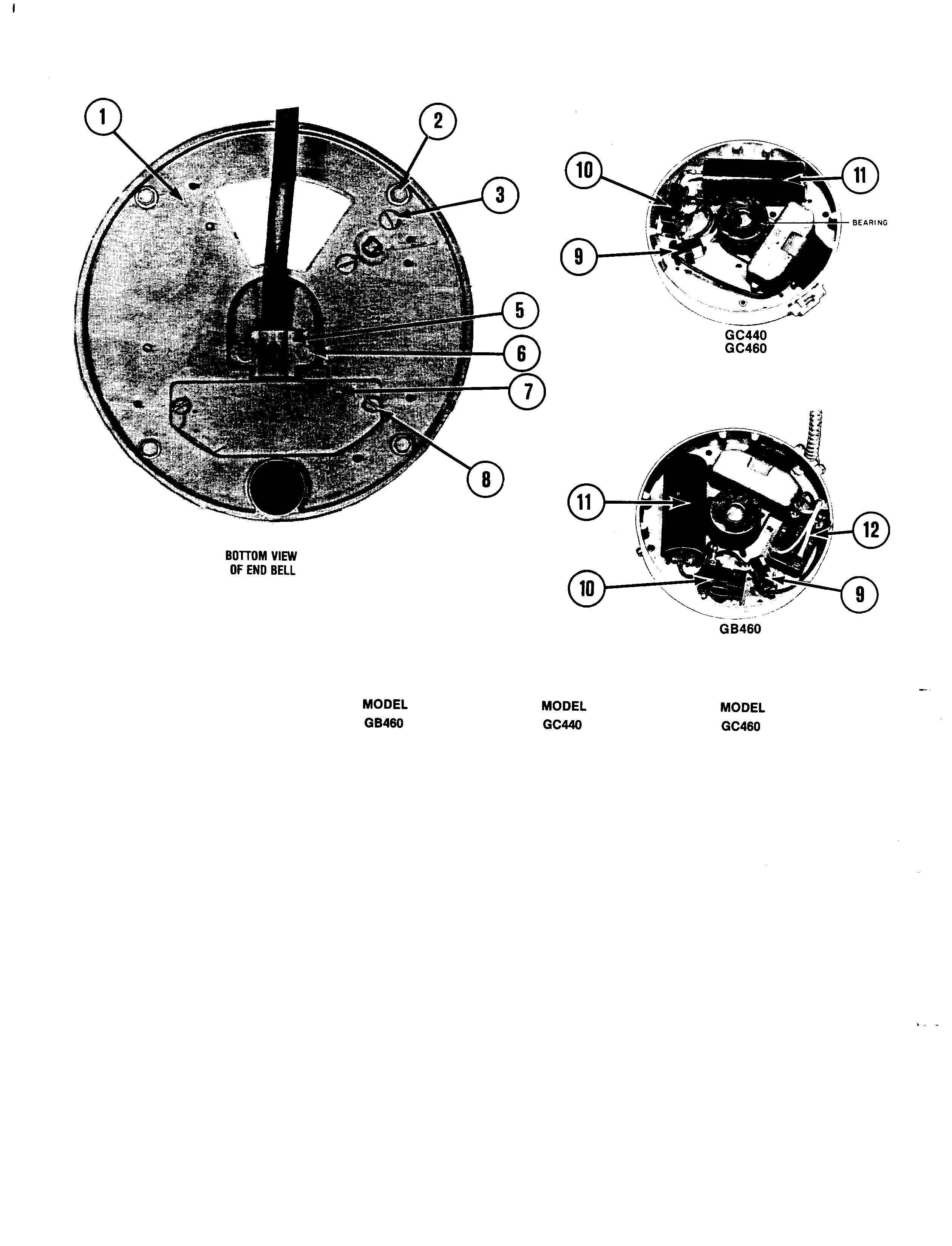 End bell (electrical parts)