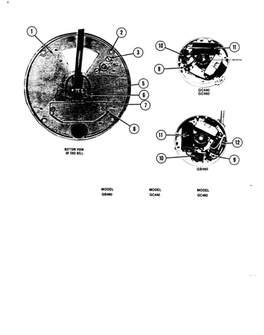 End bell (electrical parts)
