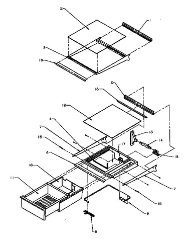 Ref shelving and drawers