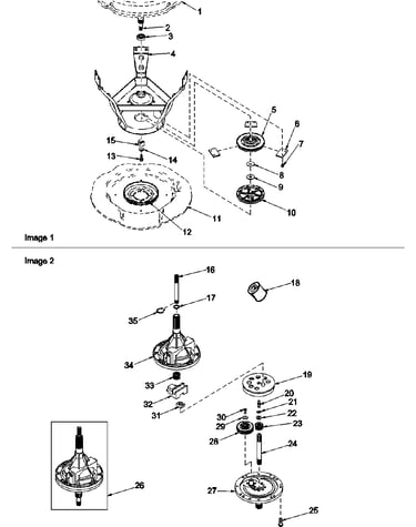 Bearings, brake & pulley & transmission