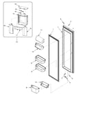 Refrigerator door