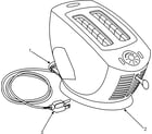 Jenn-Air JTO500UAAU toaster diagram