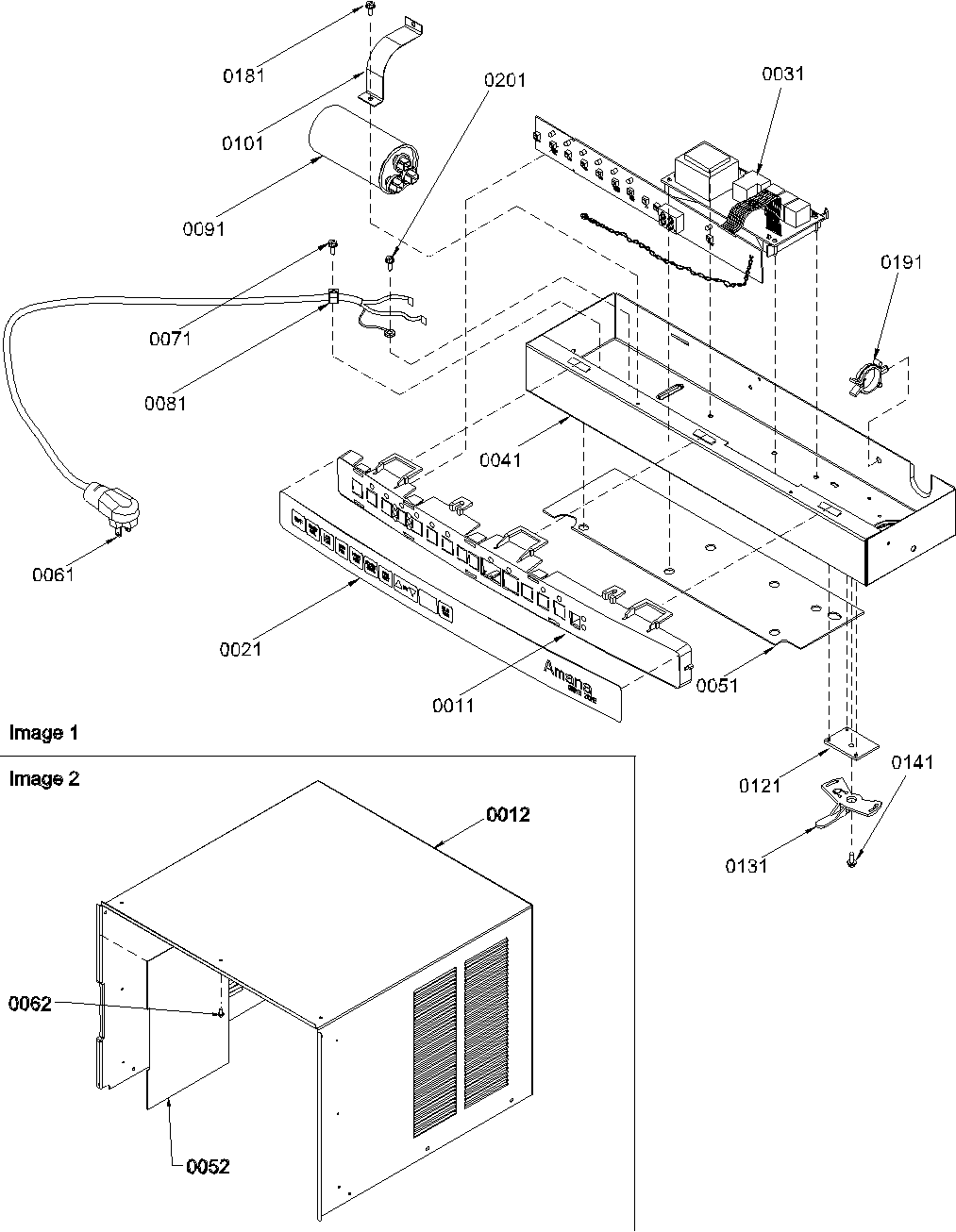 Control & outer case assembly