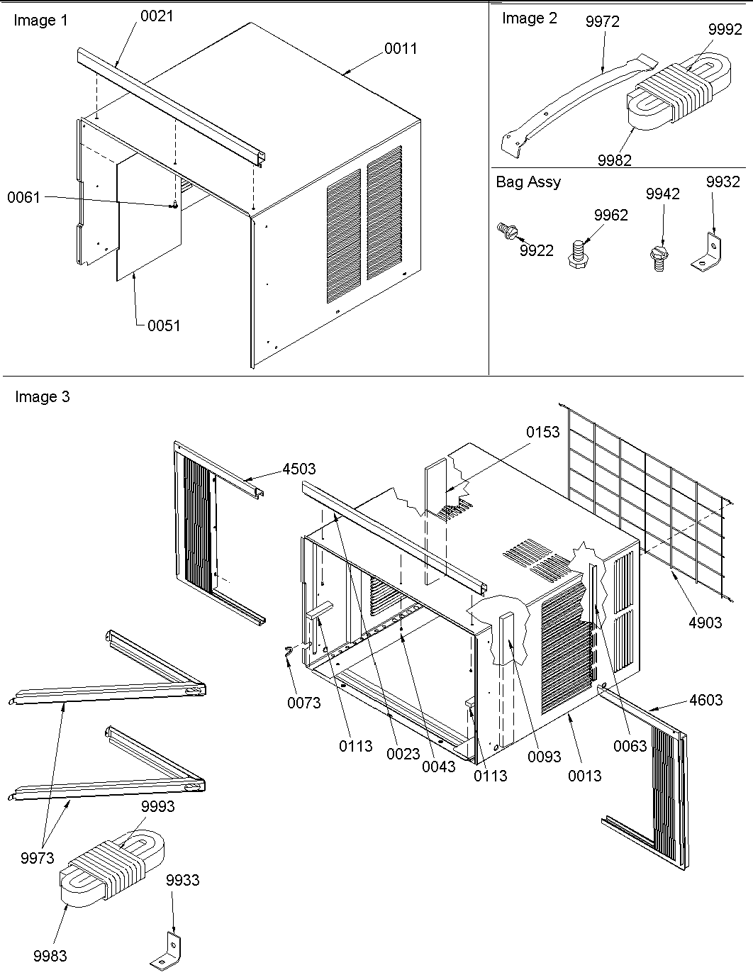Outer case assembly