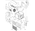 Amana 9M32PBE-P1214909R chassis assembly diagram