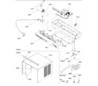 Amana 5M11TA-P1214611R control & outer case assembly diagram