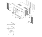 Amana 18M33PBE-P1215005R outer case assembly diagram