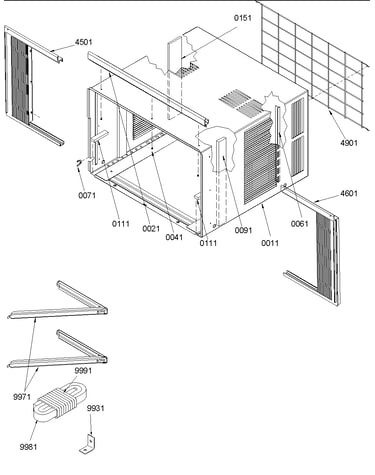 Outer case assembly