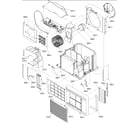 Amana B12M32PCE-P1214917R chassis assembly diagram