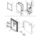 Maytag MBF2556HES refrigerator door diagram
