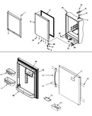 Refrigerator door