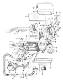 Motor, cleaningtools, handle, outerbag