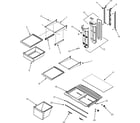 Maytag MTB1894ARW shelves & accessories diagram