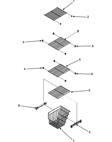 Freezer shelves (series 10)