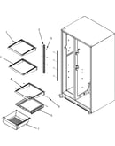 Refrigerator shelves