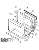 Door-upper (m167b,m167w)