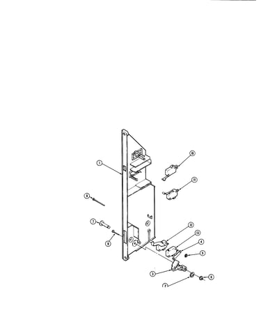 Interlock switches (upper m167b, m167w)
