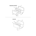 Amana ACO1560AW door diagram