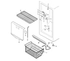 Amana AFU1767BW freezer compartment diagram