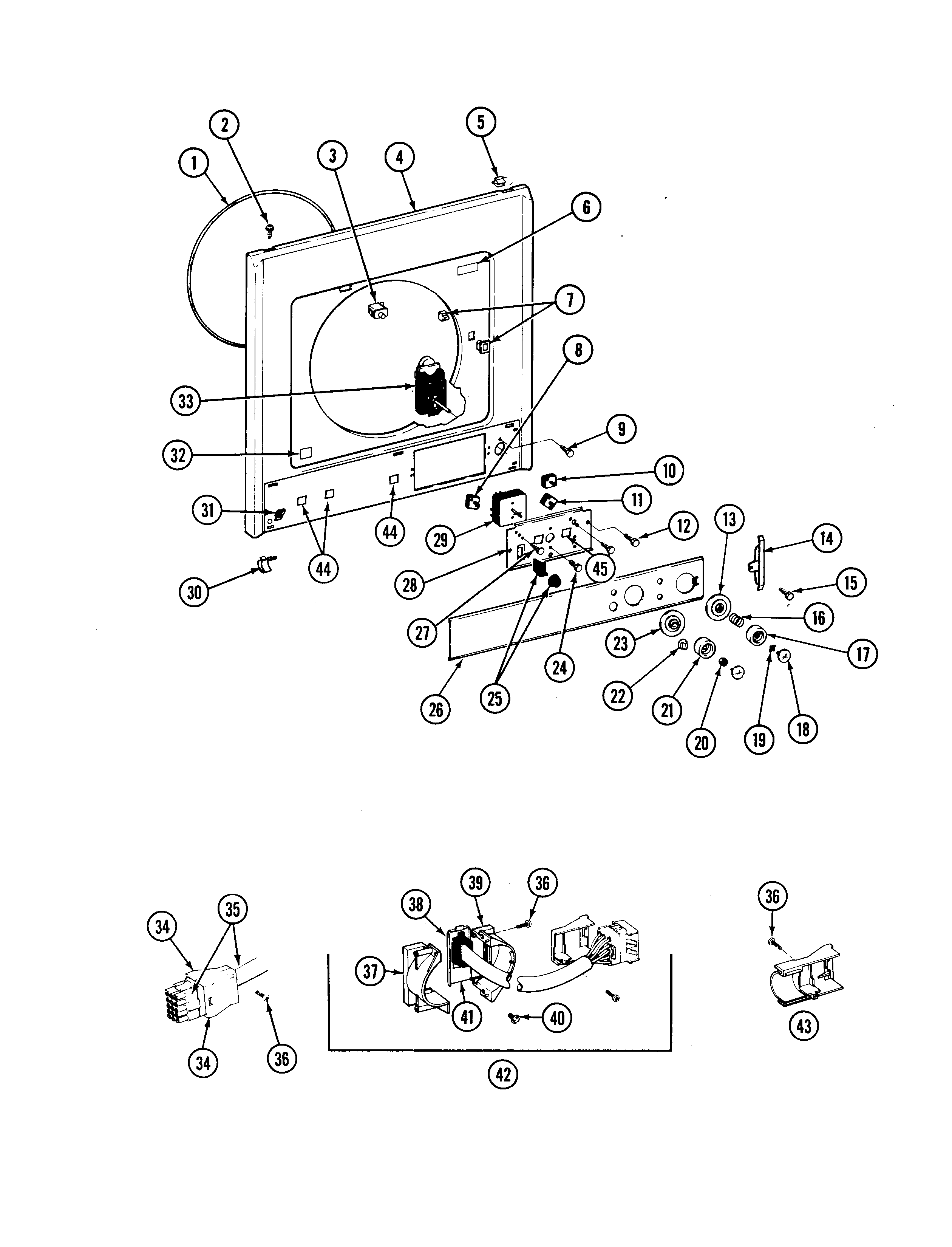 FRONT PANEL & CONTROL PANEL (LSG7800AAE)