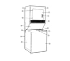 Maytag LSG7800ABW front (lsg7800ab*) diagram