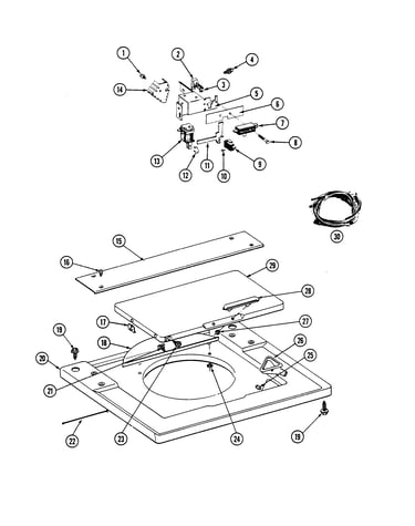 Lid lock (lsg7800ab*)