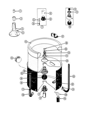 Tub-inner & outer (lsg7800ab*)
