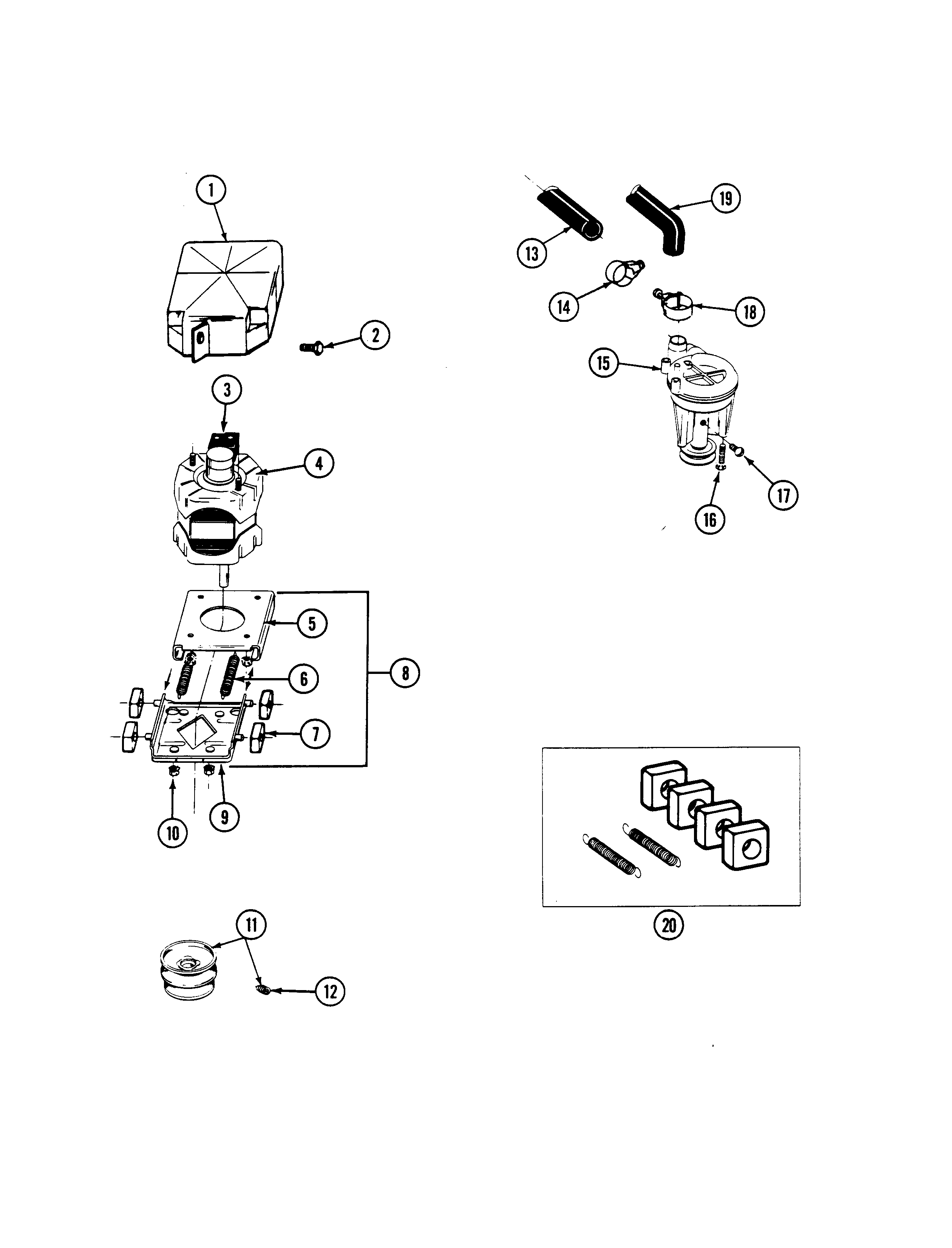 Motor & pump (lsg7800ab*)