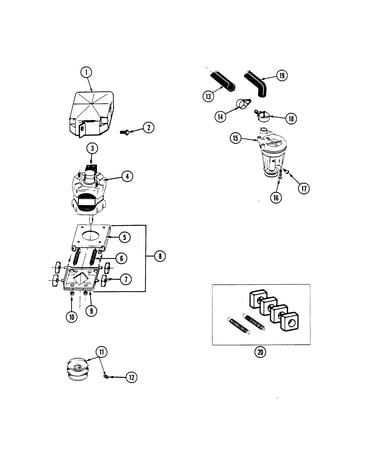 Motor & pump (lsg7800ab*)
