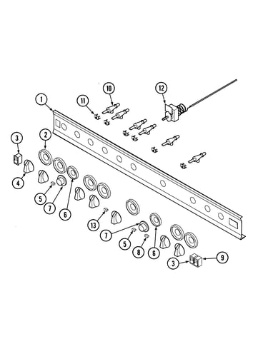 Manifold panel/gas controls