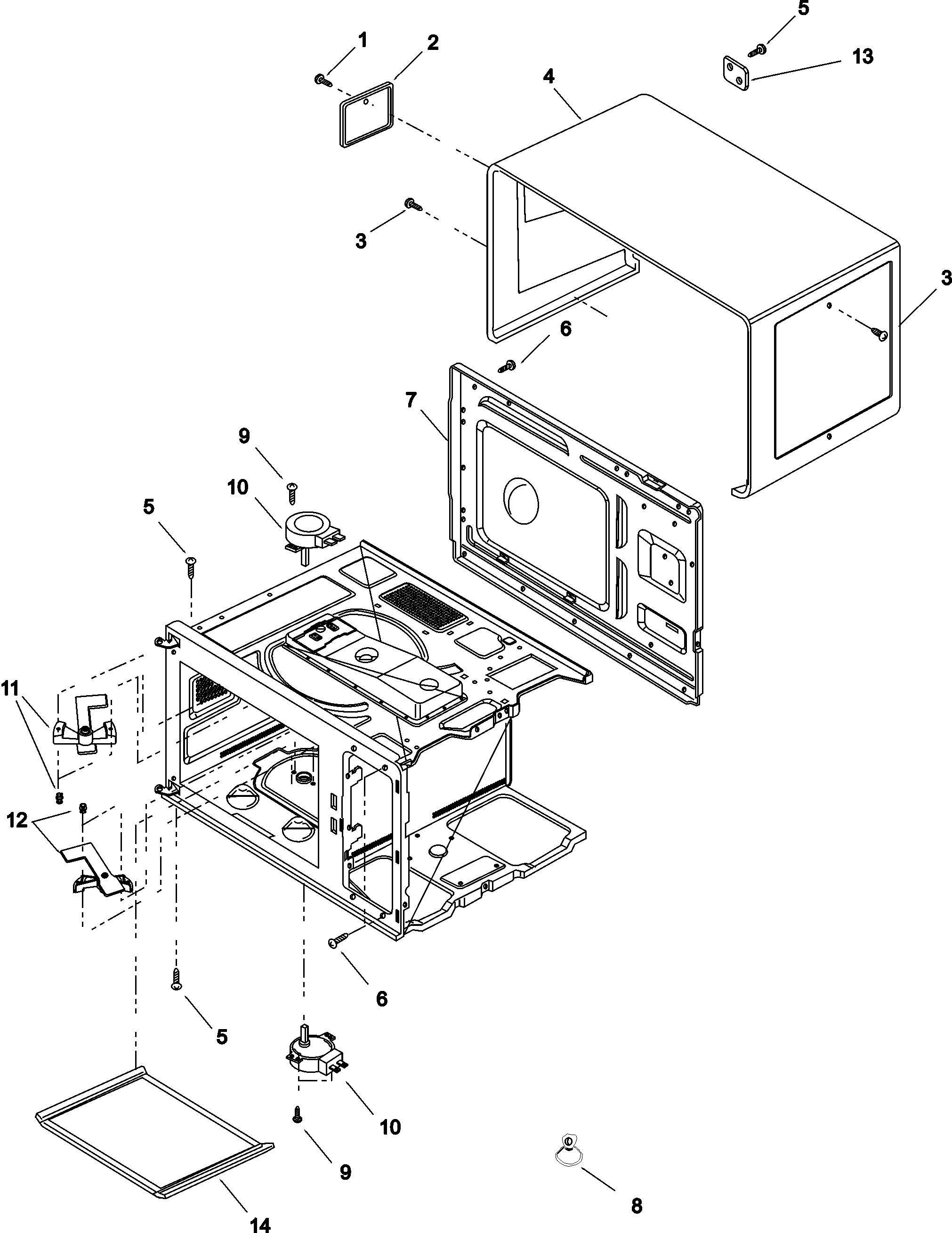 ANTENNA, TRAY, OUTERCASE,