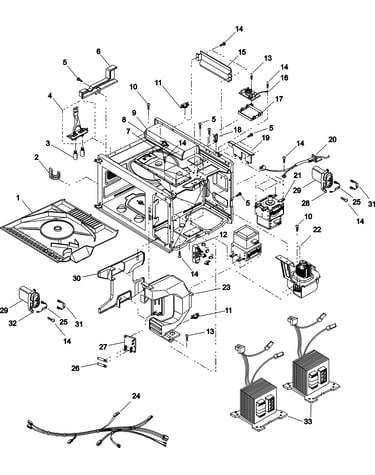 Electrical, grease shield, ducts,