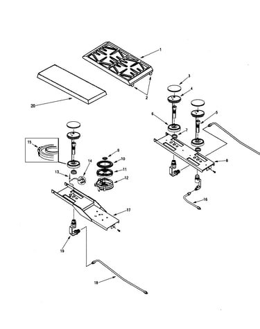 Surface burner assembly