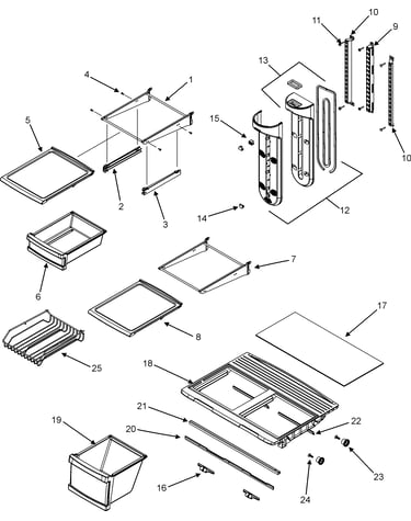 Shelves & accessories